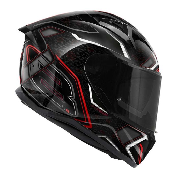 Casco Integrale Givi 50.8 Mystical Nero Rosso