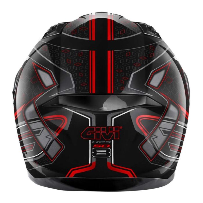 Casco Integrale Givi 50.8 Mystical Nero Rosso
