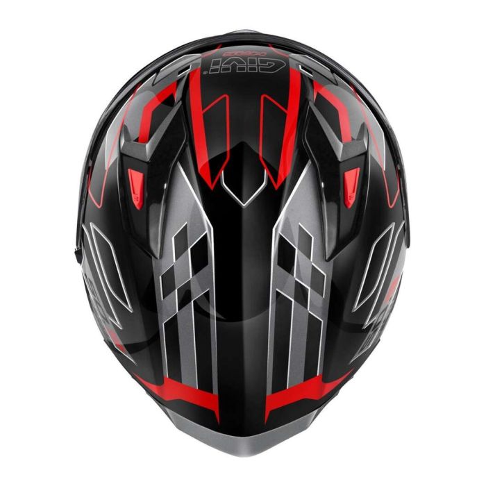 Casco Integrale Givi 50.9 Assault Nero Titanio Rosso