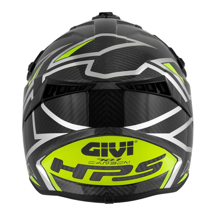 Casco Cross Givi 70.1 Vector Argento Giallo