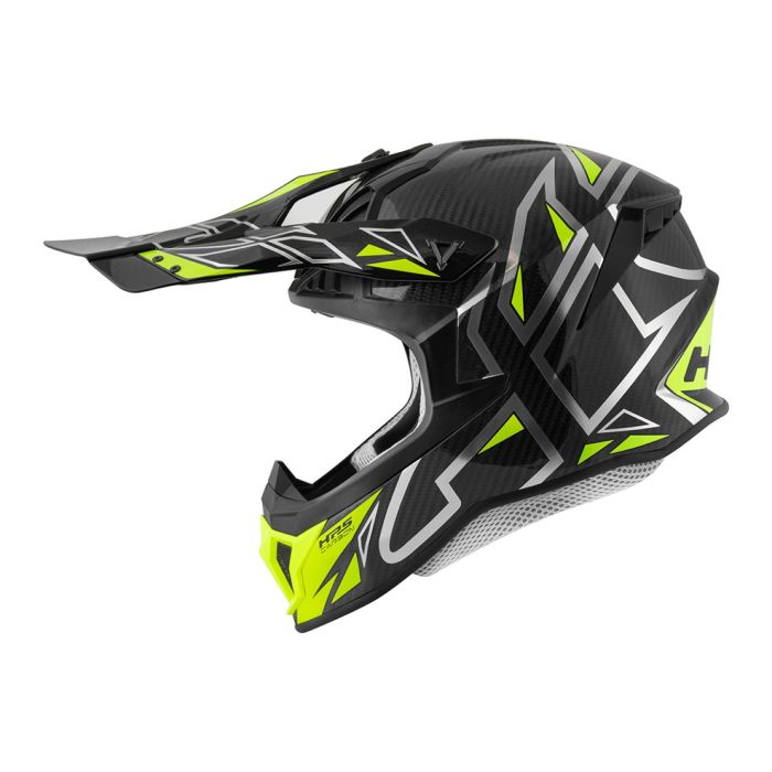 Casco Cross Givi 70.1 Vector Argento Giallo