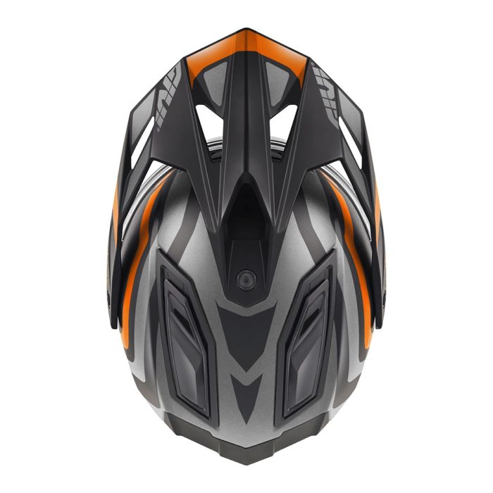 Casco Enduro Givi 80.1 Apex Titanio Nero Arancio