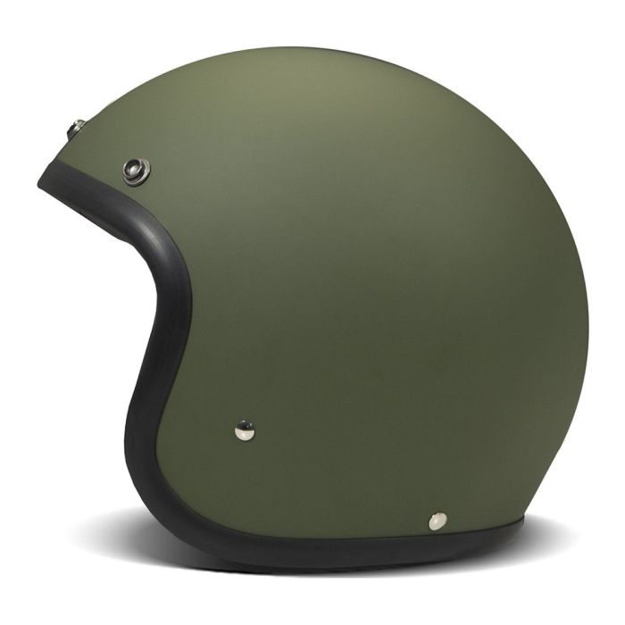 Casco Jet Dmd Retro Mono Matt Green