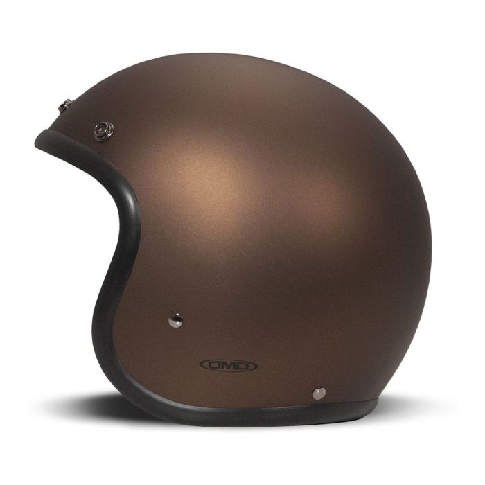 Casco Jet Dmd Retro Mono Caffè