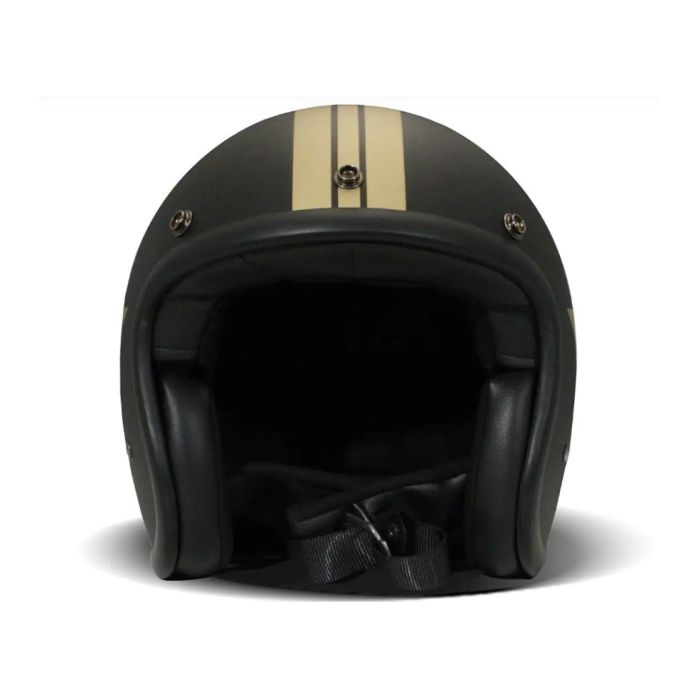 Casco Jet Dmd Retro Color Star Gold