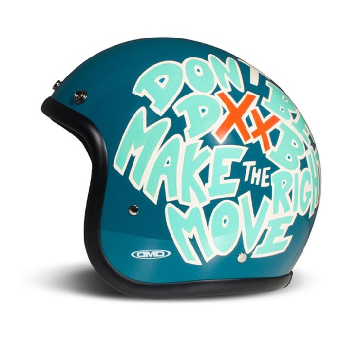 Casco Jet Dmd Retro Design Toon