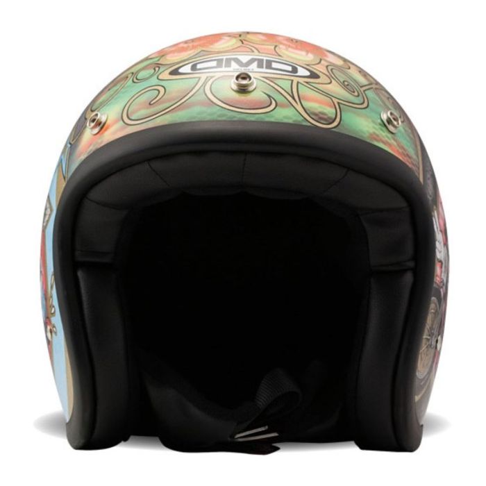 Casco Jet Dmd Retro Design Woodstock
