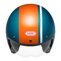 Casco Jet Shoei J-O2 Aventure TC2 Blue Orange