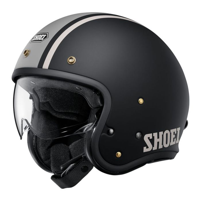Casco Jet Shoei J-O2 Aventure TC10 Matt Black