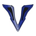 Presa Aria Mentone Per Casco Wraap Blue Gloss