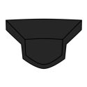 Presa Aria Mentone Per Casco Valor Black Matt