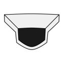Presa Aria Mentone Per Casco Valor White Matt