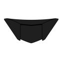 Presa Aria Mentone Per Casco Spark Black Matt