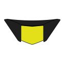 Presa Aria Mentone Per Casco Spark Yellow Fluo