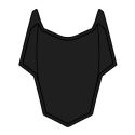 Presa Aria Superiore Per Casco Spark Black Matt