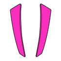 Areatori Laterali Per Casco Spark Pink Matt