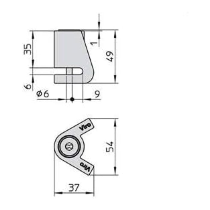 Verrouillage du disque Viro Nouveau bouchon Moto 5,5 mm