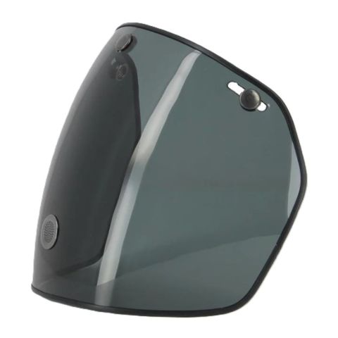 Visor universal de 3 botones Raleri humo oscuro'