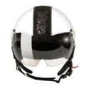 New Max Posh helmet with Swarovski glossy white Alcant