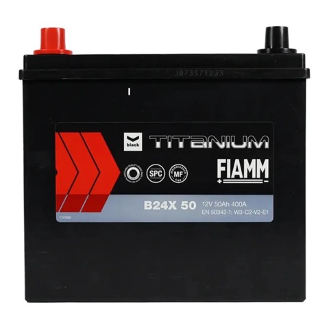 Batteria Auto Fiamm 50ah 400a 12v Black Titanium B24x 50 (sx)