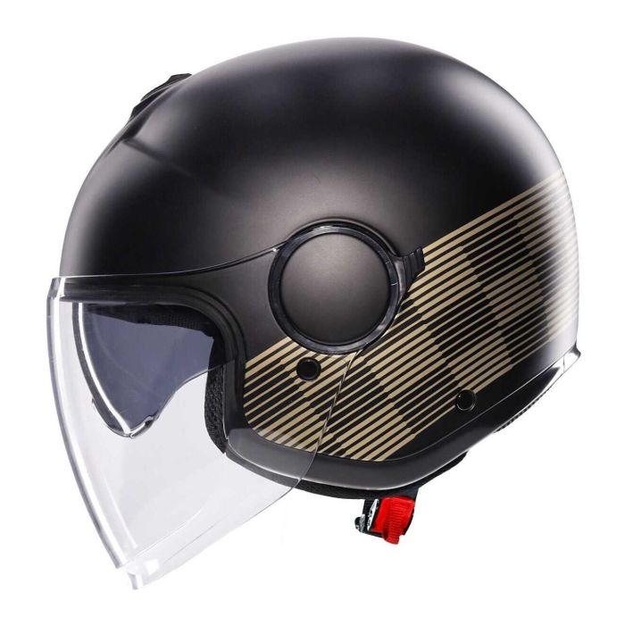 Casco Agv Eteres E2206 Ponza Matt Black/gold