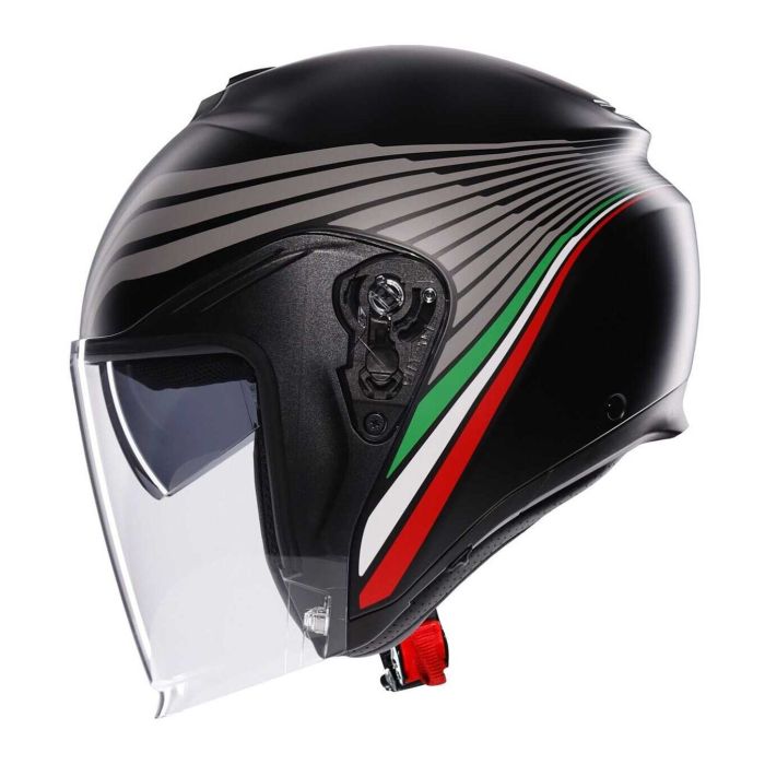 Casco Agv Irides E2206 Bologna Matt Black/tricolore