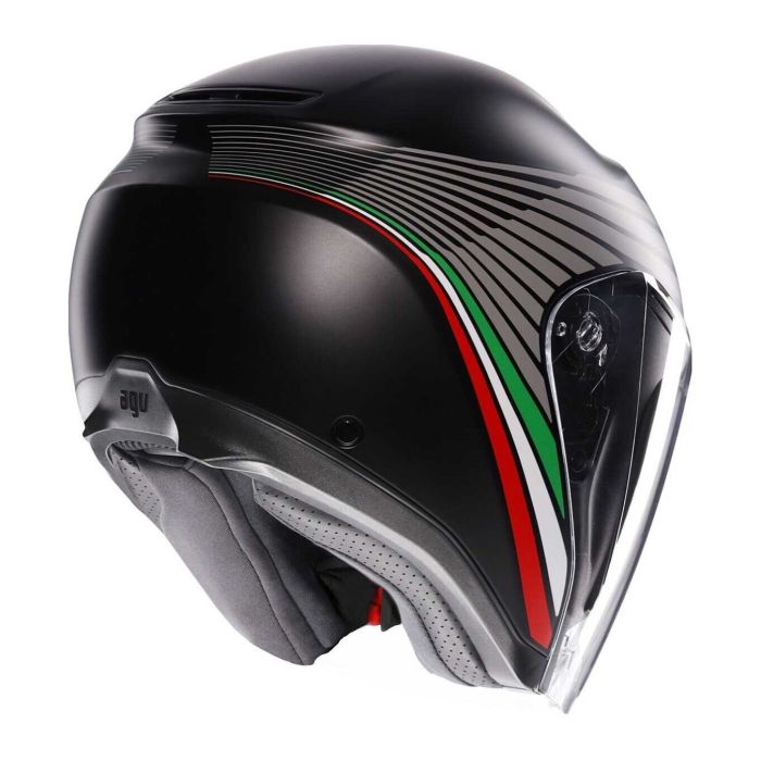 Casco Agv Irides E2206 Bologna Matt Black/tricolore