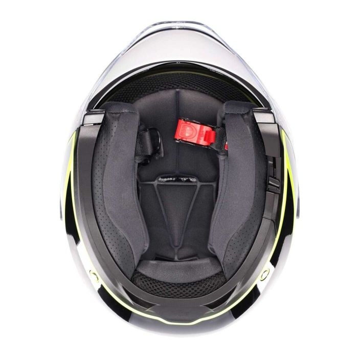 Casco Agv Irides E2206 Davao Black/grey/yellow Fl