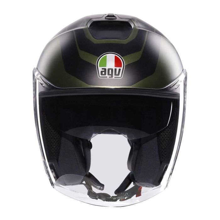 Casco Agv Irides E2206 Sakai Matt Green/black