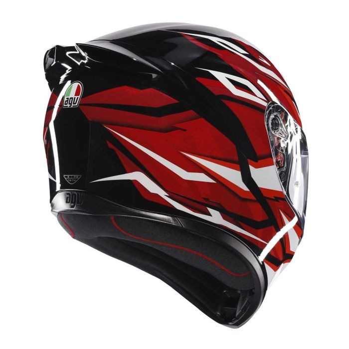 Casco Agv K1 S E2206 Lion Black/red/white
