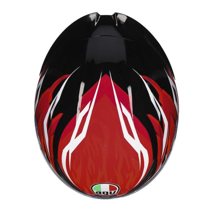 Casco Agv K1 S E2206 Lion Black/red/white