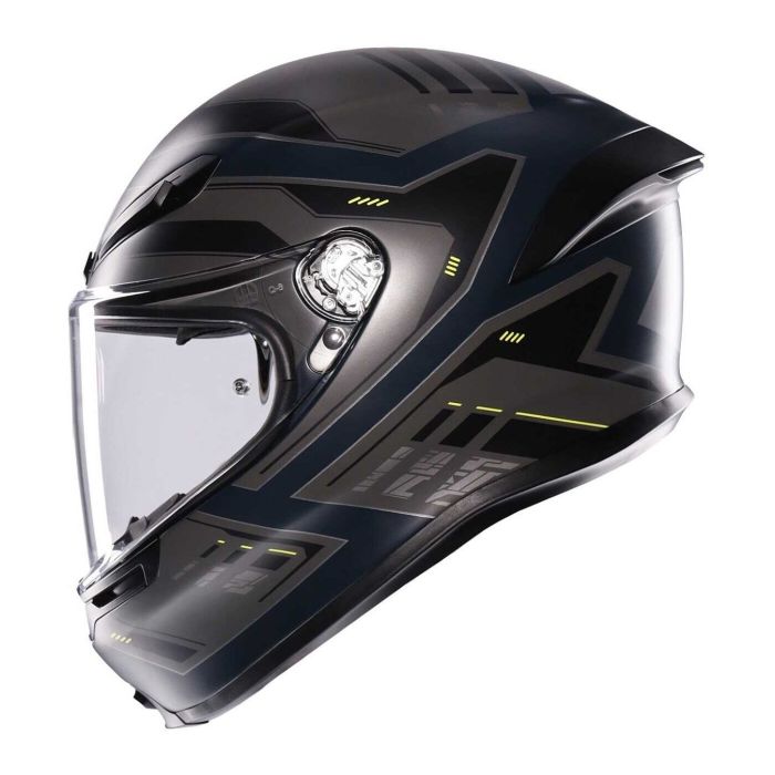 Casco Agv K6 S E2206 Enhance Matt Grey/yellow Flu