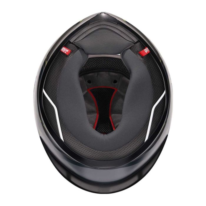 Casco Agv K6 S E2206 Enhance Matt Grey/yellow Flu