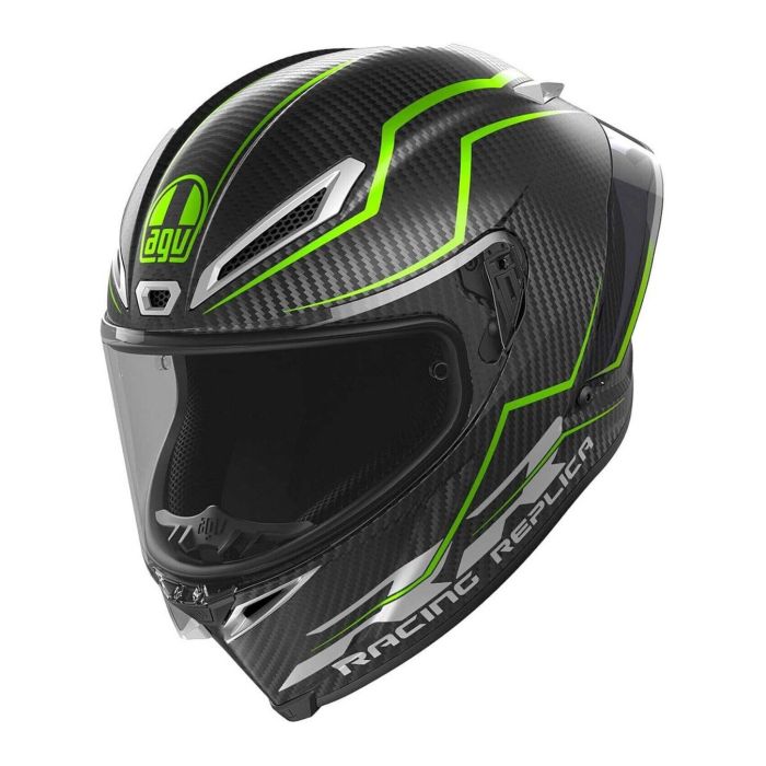 Casco Agv Pista Gp Rr E2206 Dot Performante Carbon/lime