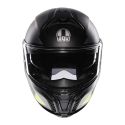 Casco Agv Tourmodular E2206 Multi Perception Matt Black/yel Fluo