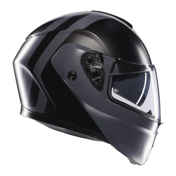 Casco Agv Streetmodular E06 Resia Matt Black/gre
