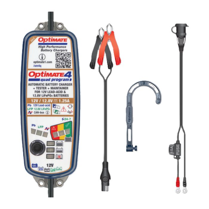 Caricabatterie Optimate 4 Quad Program (tm630)