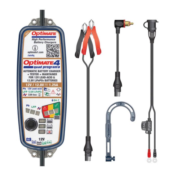 Caricabatterie Optimate 4 Quad Program Premium Ed. (tm630-pr)