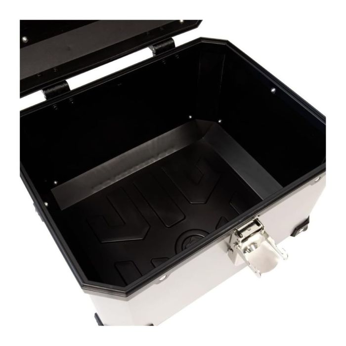 Top Case X-plor 30 Lt. Con Piastra Univ. Colore Alluminio
