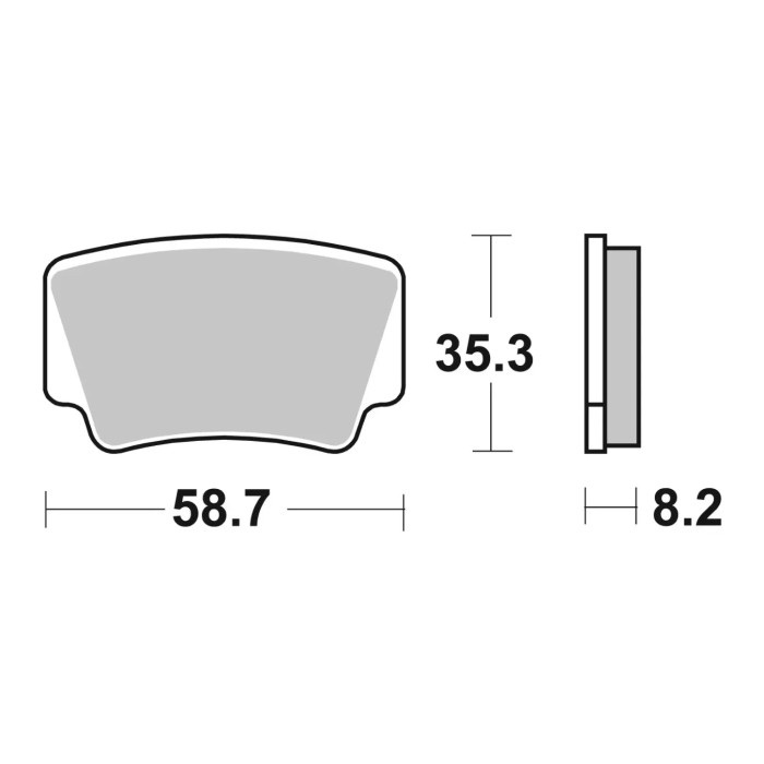 Set Pastiglie Brembo 07gr08sx Off Road Racing Sinter