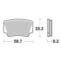 Set Pastiglie Brembo 07gr08sx Off Road Racing Sinter