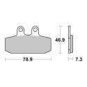 Set Pastiglie Brembo 07gr13cc Carbon Ceramic