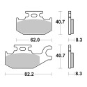 Set Pastiglie Brembo 07gr73sx Off Road Racing Sinter