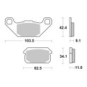 Set Pastiglie Brembo 07gr78cc Carbon Ceramic