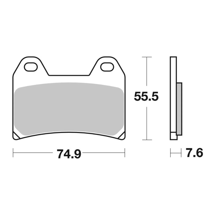 Set Pastiglie Brembo 07ho47cc Carbon Ceramic