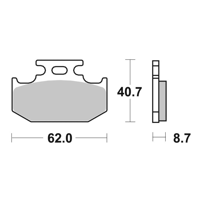 Set Pastiglie Brembo 07ka12sx Off Road Racing Sinter