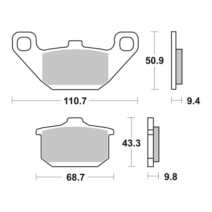 Set Pastiglie Brembo 07ka08sa Sinter Anteriori