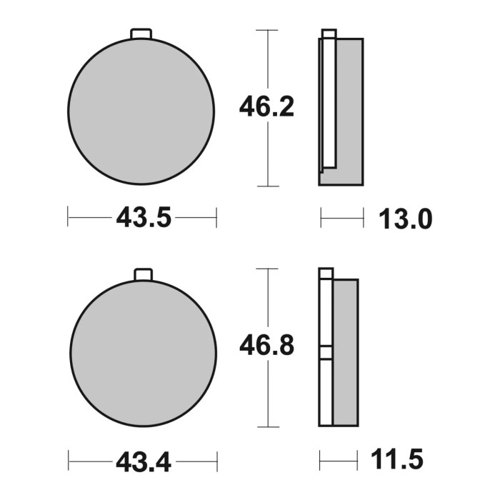 Set Pastiglie Brembo 07su0526 Carbon Ceramic