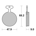 Set Pastiglie Brembo 07ya0207 Carbon Ceramic