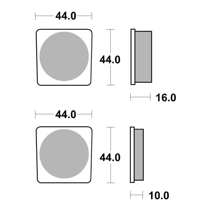 Set Pastiglie Brembo 07ya0527 Carbon Ceramic
